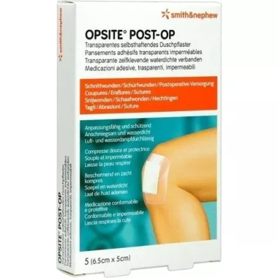 OPSITE Stolpe-OP 5x6,5 cm bandage, 5 stk