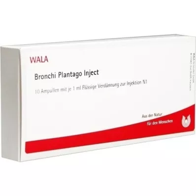 BRONCHI PLANTAGO Injicer ampuller, 10X1 ml