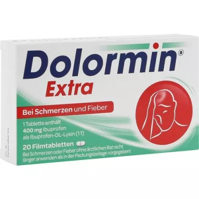 DOLORMIN ekstra filmovertrukne tabletter, 20 stk