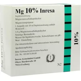 MG 10% Inresa injektionsopløsning, 10X10 ml