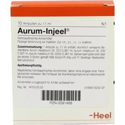 AURUM INJEEL Ampuller, 10 stk