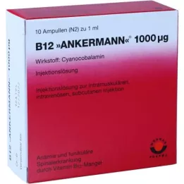 B12 ANKERMANN 1.000 mg ampuller, 10X1 ml