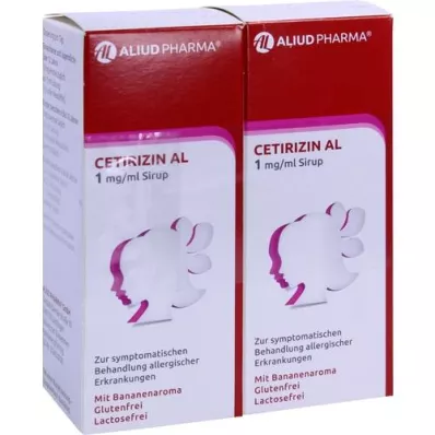 CETIRIZIN AL 1 mg/ml sirup, 2x75 ml