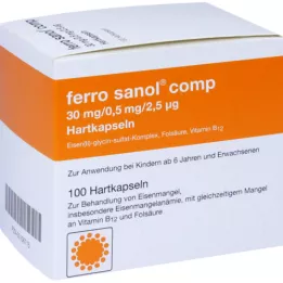 FERRO SANOL komp. Hartkaps.m.msr.überz.Piller, 100 stk