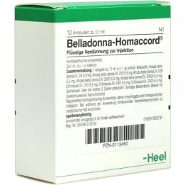 BELLADONNA HOMACCORD Ampuller, 10 stk