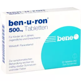 BEN-U-RON 500 mg tabletter, 20 stk