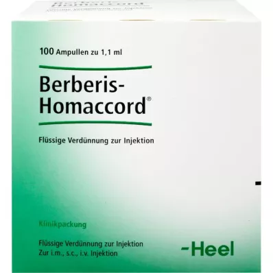 BERBERIS HOMACCORD Ampuller, 100 stk