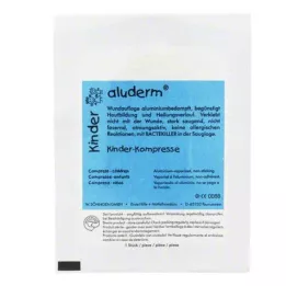 Aluderm børnekompress 4 x 6 cm, 1 stk