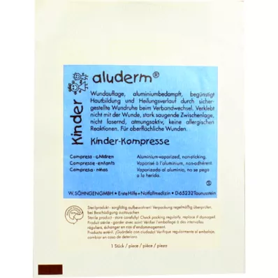 ALUDERM Børnekompresser 6x6 cm, 1 stk