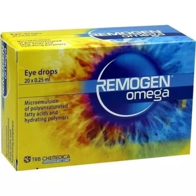 REMOGEN Omega øjendråber, 20X0,25 ml