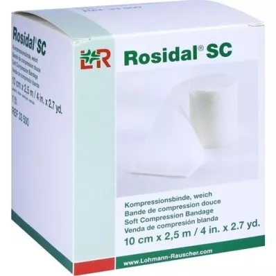 ROSIDAL SC Kompressionsbandage blød 10 cmx2,5 m, 1 stk