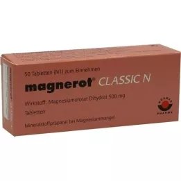 MAGNEROT CLASSIC N tabletter, 50 stk