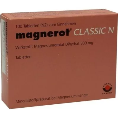 MAGNEROT CLASSIC N tabletter, 100 stk MAGNEROT CLASSIC N tabletter, 100 stk