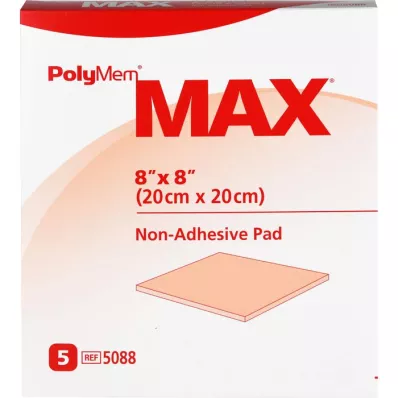 POLYMEM Max sårpude 20x20 cm, 5 stk