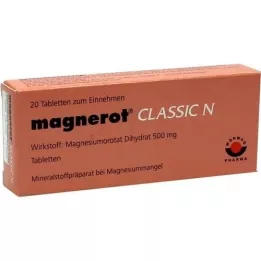 MAGNEROT CLASSIC N tabletter, 20 stk