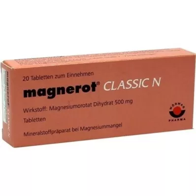 MAGNEROT CLASSIC N tabletter, 20 stk