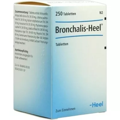 BRONCHALIS Hæltabletter, 250 stk