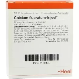 CALCIUM FLUORATUM INJEEL Ampuller, 10 stk