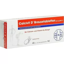 CALCIVIT D brusetabletter, 40 stk