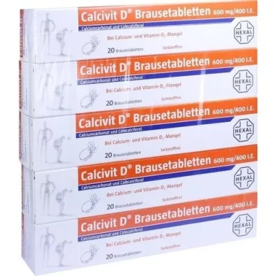 CALCIVIT D brusetabletter, 100 stk