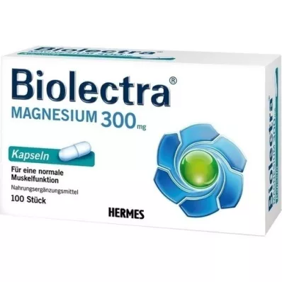 BIOLECTRA Magnesium 300 mg kapsler, 100 stk
