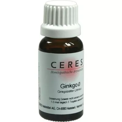CERES Ginkgo modertinktur, 20 ml