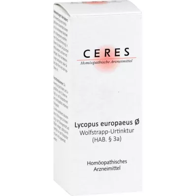 CERES Lycopus europaeus modertinktur, 20 ml CERES Lycopus europaeus modertinktur, 20 ml