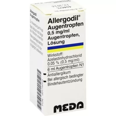 ALLERGODIL Øjendråber, 6 ml