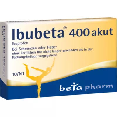 IBUBETA 400 akutte filmovertrukne tabletter, 10 stk