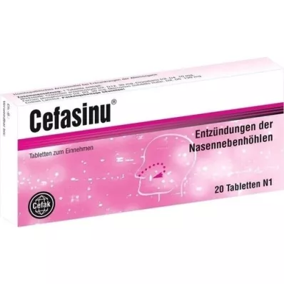 CEFASINU Tabletter, 20 stk