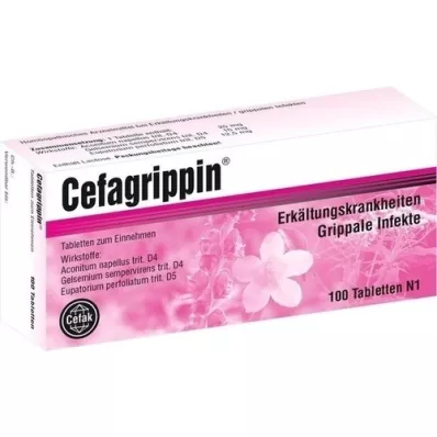 CEFAGRIPPIN Tabletter, 100 stk CEFAGRIPPIN Tabletter, 100 stk