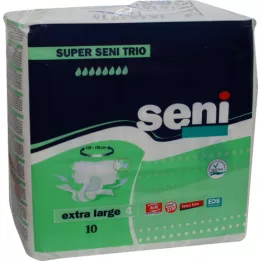 SUPER SENI Trio inkontinensbukser str. 4 XL, 10 stk