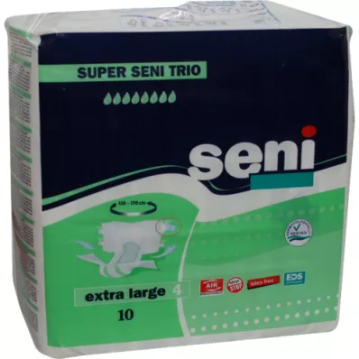 SUPER SENI Trio inkontinensbukser str. 4 XL, 10 stk