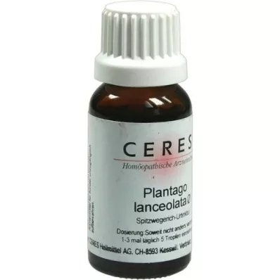 CERES Plantago lanceolata modertinktur, 20 ml