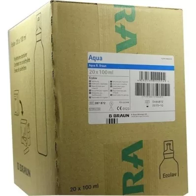 AQUA B.Braun skylleopløsning Ecolav, 20X100 ml
