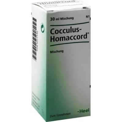 COCCULUS HOMACCORD Dråber, 30 ml COCCULUS HOMACCORD Dråber, 30 ml