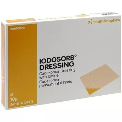 IODOSORB Forbinding, 3X10 g