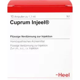 CUPRUM INJEEL Ampuller, 10 stk