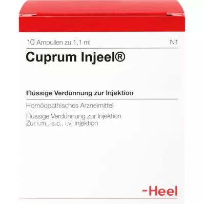 CUPRUM INJEEL Ampuller, 10 stk