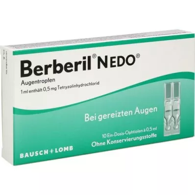 BERBERIL N EDO øjendråber, 10X0,5 ml