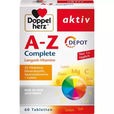 DOPPELHERZ A-Z Depot tabletter, 60 stk DOPPELHERZ A-Z Depot tabletter, 60 stk