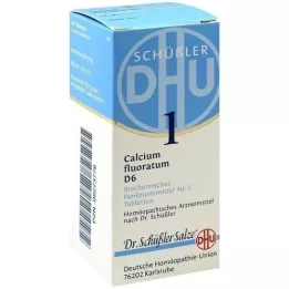 BIOCHEMIE DHU 1 Calcium fluoratum D 6 tabletter, 80 stk