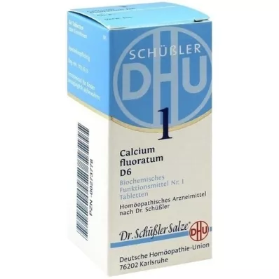 BIOCHEMIE DHU 1 Calcium fluoratum D 6 tabletter, 80 stk