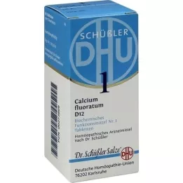 BIOCHEMIE DHU 1 Calcium fluoratum D 12 tabletter, 80 stk