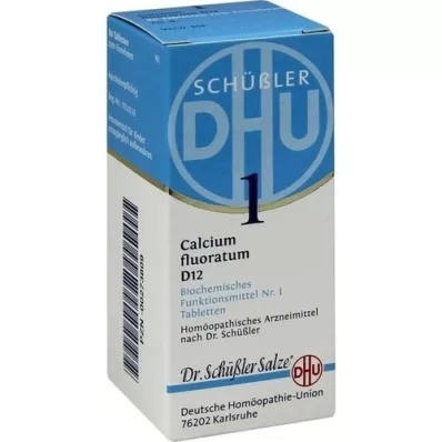 BIOCHEMIE DHU 1 Calcium fluoratum D 12 tabletter, 80 stk