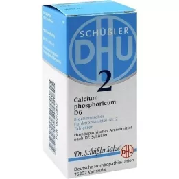 BIOCHEMIE DHU 2 Calcium phosphoricum D 6 tabletter, 80 stk