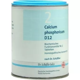 BIOCHEMIE DHU 2 Calcium phosphoricum D 12 tabletter, 1000 stk