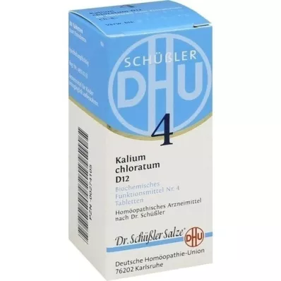 BIOCHEMIE DHU 4 Kaliumchloratum D 12 tabletter, 80 stk