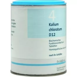 BIOCHEMIE DHU 4 kaliumchloratum D 12 tabletter, 1000 stk