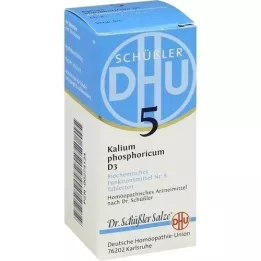 BIOCHEMIE DHU 5 Kalium phosphoricum D 3 tabletter, 80 stk